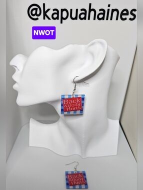 Back & Body Hurts Earrings NWOT
